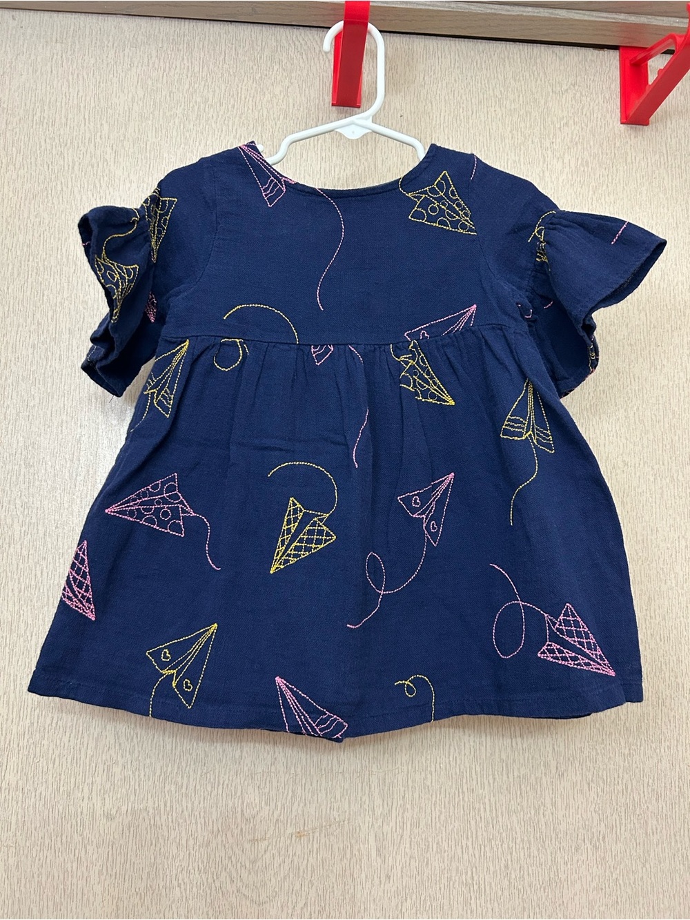 Cat & Jack - 100% Cotton Paper Airplane Shirt - Size 2T